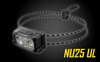 Nitecore Ultralight NU25 UL 400 lumens headlamp flashlight