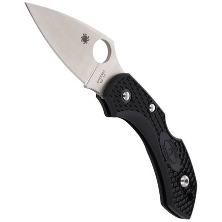 Spyderco DragonFly 2 Lightweight Black Plain Folding Knife - C28PBK2