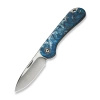 Civivi Elementum SJ Blue/Black/White Resin Folding Knife, Satin 14C28N (C18062AJ-4)