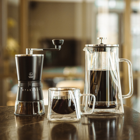 Leopold Vienna - Bologna hand coffee grinder - set - black