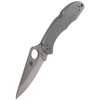 Spyderco Delica 4 Stainless Steel Plain Folding Knife (C11P)