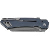 Civivi Buster FG Neutral Blue Coarse G10 Folding Knife, Satin Nitro-V by Snecx Tan (C24052-2)