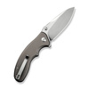 Sencut Cybrix Gray Aluminum, Satin 9Cr18MoV Folding Knife (S23098A-2)