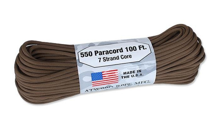 Atwood Rope - Paracord - MIL-SPEC 550-7 - 4mm - Brown - 30.48m