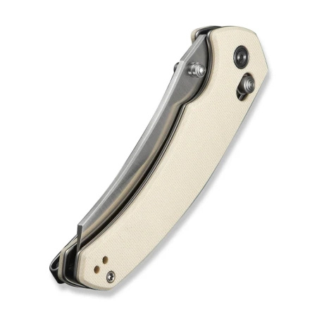 Civivi Sixgill Knife Ivory G10, Satin Nitro-V by Gavko Knives (C24050-2)