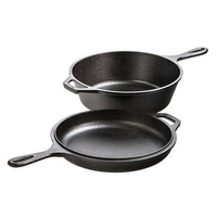 Lodge - COMBO cast iron frying pan and pot