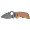 Spyderco Chaparral Bird Maple Plain Folding Knife (C152WDP)