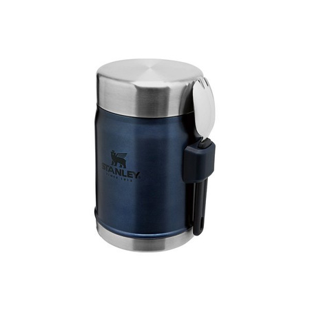 Stanley CLASSIC 0.4 L dinner thermos with cutlery - navy blue