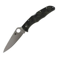 Spyderco Endura 4 FRN Zome Green Plain Folding Knife (C10ZFPGR)