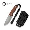 CIVIVI Timberbark Guibourtia Wood, Satin 14C28N (C23094-4)