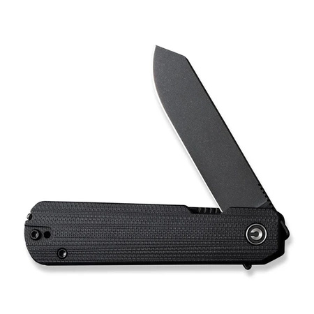 Civivi Sendy Black G10 Folding Knife, Black Stonewashed Nitro-V by Ben Petersen (C21004B-2)
