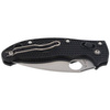 Spyderco Manix 2 Black Lightweight Plain Folding Knife - C101PBK2