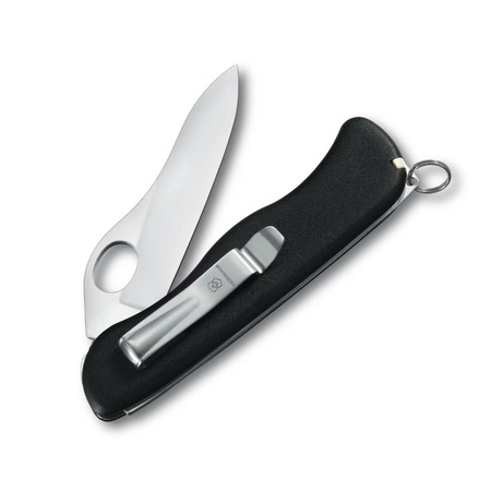 Victorinox - Sentinel Clip pocket knife - Sheepsfoot - 1.4410 - Black - 0.8416.M3