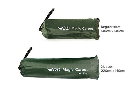 Mini camping sheet - Tarp DD Magic Carpet 1.4x1.4 - DD Hammocks - Olive