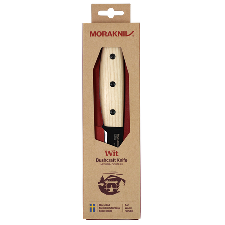 MORAKNIV - Mora Wit BlackBlade Ash Wood knife (S)