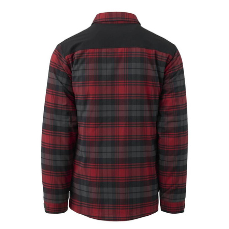 Helikon - Winter Warden Insulated Shirt - Slate Crimson Plaid - KO-WWS-PB-PJ