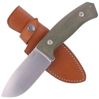 LionSteel M3 knife, Green Micarta, Satin Niolox (M3 CVG)