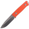 LionSteel Bushcraft G10 Orange / Stone Washed (B40 GOR) knife