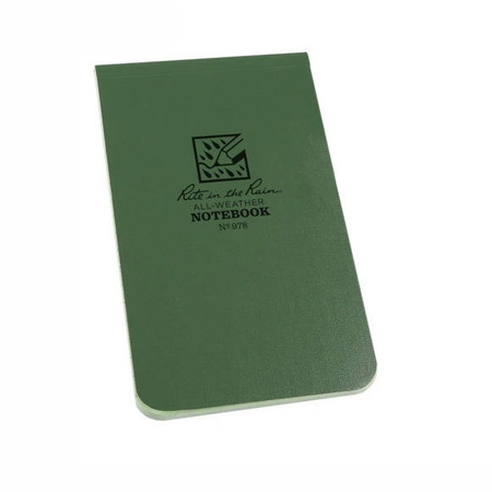Rite in the Rain - Waterproof Notes - 3 1/4x5 1/4 - 978 - Olive