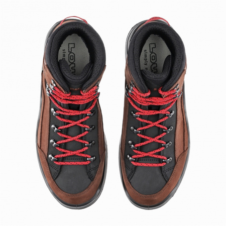 Lowa Renegade GTX Mid boots - mahogany/red