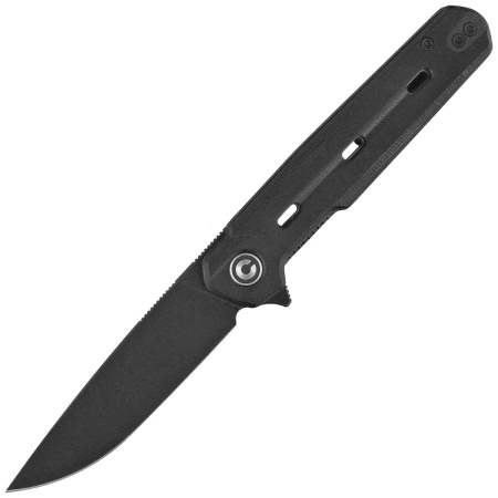 Civivi Navo Black G10, Black Stonewashed Nitro-V Folding Knife by Ostap Hel (C25015A-1)