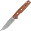 Civivi Navo Guibourtia Wood Folding Knife, Satin Nitro-V by Ostap Hel (C25015B-1)