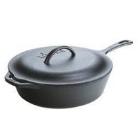 Lodge - Cast iron skillet 30 cm deep with lid