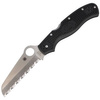 Spyderco Rescue 3 Lightweight Black Spyder Knife - C14SBK3