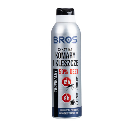 Bros - Deet mosquito and tick spray 180 ml