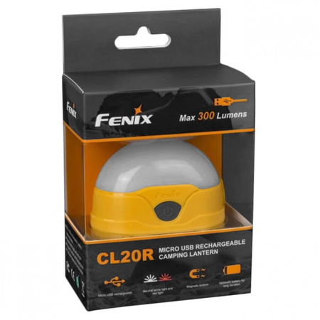 Fenix CL20R camping flashlight - yellow