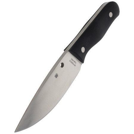 Spyderco Serrata Black G-10 Plain knife - FB32GP