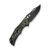 Civivi Biophase Black Aluminum / OD Green G10, Black Stonewashed Nitro-V Folding Knife (C23083C-2)