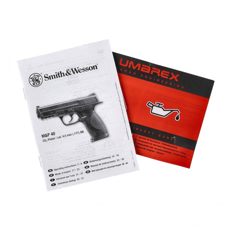 Smith&Wesson - M&P40 black 4.5 mm BB CO2 air pistol