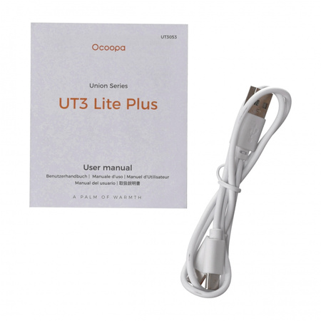 Ocoopa - UT3 Lite electronic hand warmer white and blue