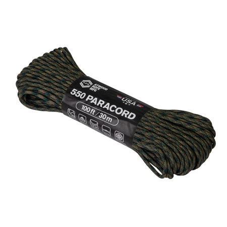 Atwood Rope - Paracord - MIL-SPEC 550-7 - 4mm - Woodland - 30.48m