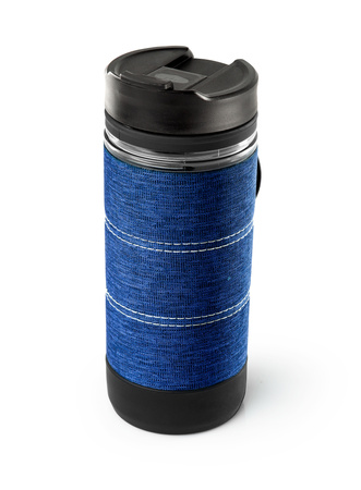 Travel Coffee Mug French Press GSI Commuter Javapress 444 ml - Blue