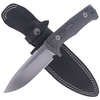 LionSteel Tactical Micarta Black / Satin Blade knife (T5 MI)