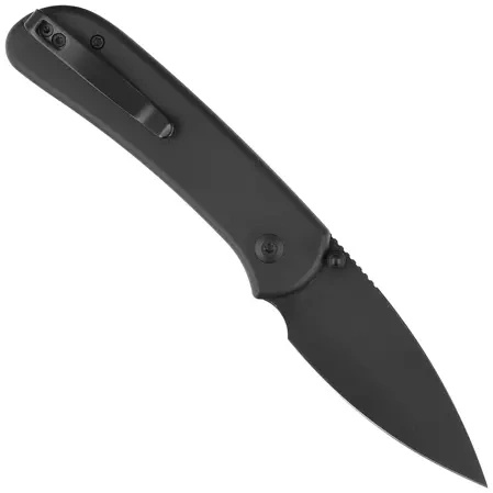 Civivi Qubit Black Aluminum, Black Stonewashed 14C28N Knife (C22030E-1)