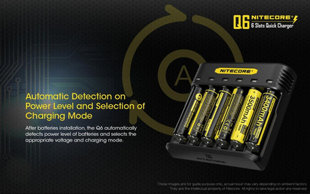 Battery charger - Nitecore Q6