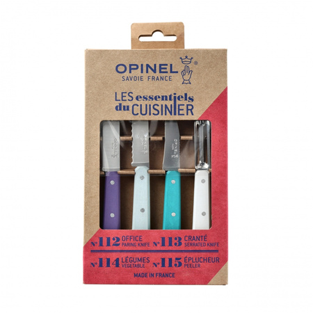 Opinel Essentials Art Deco kitchen knife set