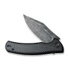 Civivi Sinisys Black G10 knife, Black Hand Rubbed Damascus (C20039-DS1)