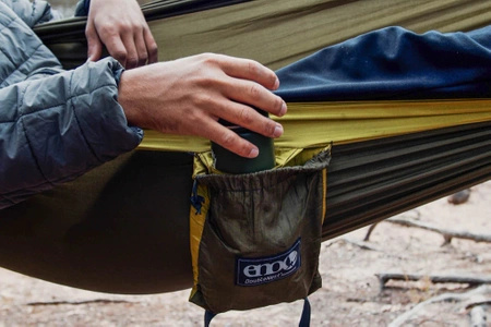 ENO DoubleNest PRINT Giving Back Hiking Hammock - Outside NPF/Charcoal