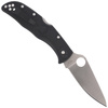 Spyderco Endela Lightweight FRN Black Plain Folding Knife (C243PBK)