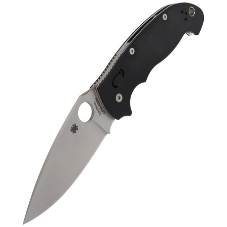 Spyderco Manix 2 XL G-10 Black Plain Folding Knife (C95GP2)