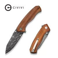 Civivi Placoid Guibourtia Wood, Damascus (C23079-DS1)