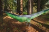 ENO DoubleNest PRINT Giving Back Hiking Hammock - Outside LNT/Charcoal