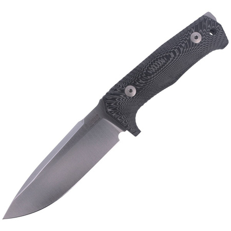 LionSteel Tactical Micarta Black / Satin Blade knife (T5 MI)