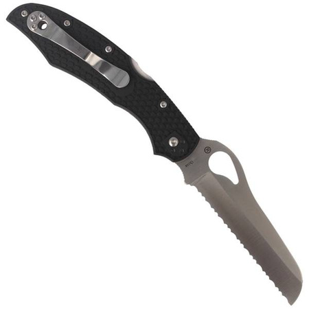 Spyderco Byrd Cara Cara 2 Rescue FRN Folding Knife Black (BY17SBK2)