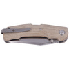 Viper Turn Essential Natural Canvas Micarta Folding Knife, Satin by Silvestrelli (V5988CN)