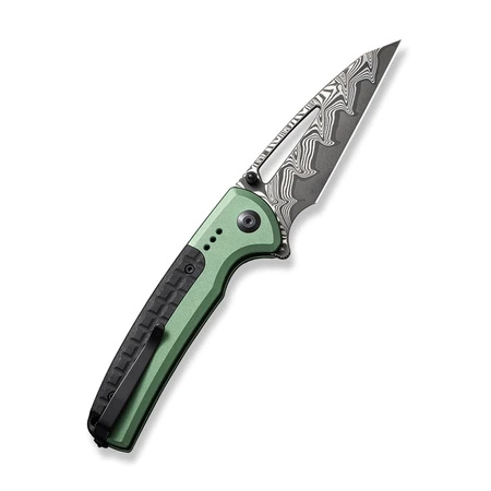 Civivi Sentinel Green/Black knife, Damascus (C22025B-DS1)